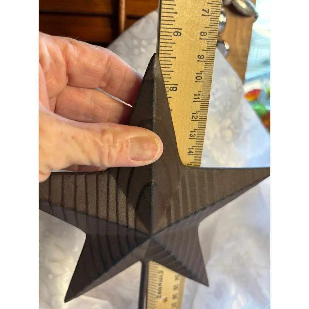Rustic Star‎ Wall Hook with Ceramic Knob